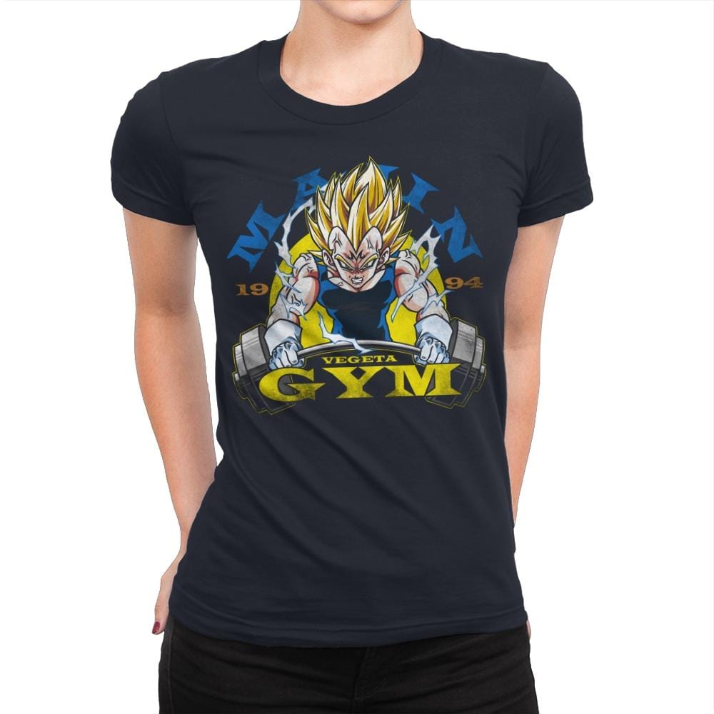 Gym Of Majin - Womens Premium T-Shirts RIPT Apparel Small / Midnight Navy