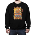 Gyoza Neko House - Crew Neck Sweatshirt Crew Neck Sweatshirt RIPT Apparel Small / Black