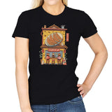 Gyoza Neko House - Womens T-Shirts RIPT Apparel Small / Black
