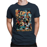 H.B. Super Heroes - Best Seller - Mens Premium T-Shirts RIPT Apparel Small / Indigo