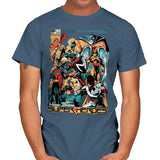 H.B. Super Heroes - Best Seller - Mens T-Shirts RIPT Apparel Small / Indigo Blue