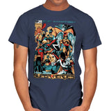 H.B. Super Heroes - Best Seller - Mens T-Shirts RIPT Apparel Small / Navy