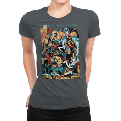H.B. Super Heroes - Best Seller - Womens Premium T-Shirts RIPT Apparel Small / Heavy Metal