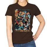H.B. Super Heroes - Best Seller - Womens T-Shirts RIPT Apparel Small / Dark Chocolate