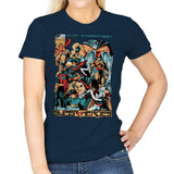 H.B. Super Heroes - Best Seller - Womens T-Shirts RIPT Apparel Small / Navy