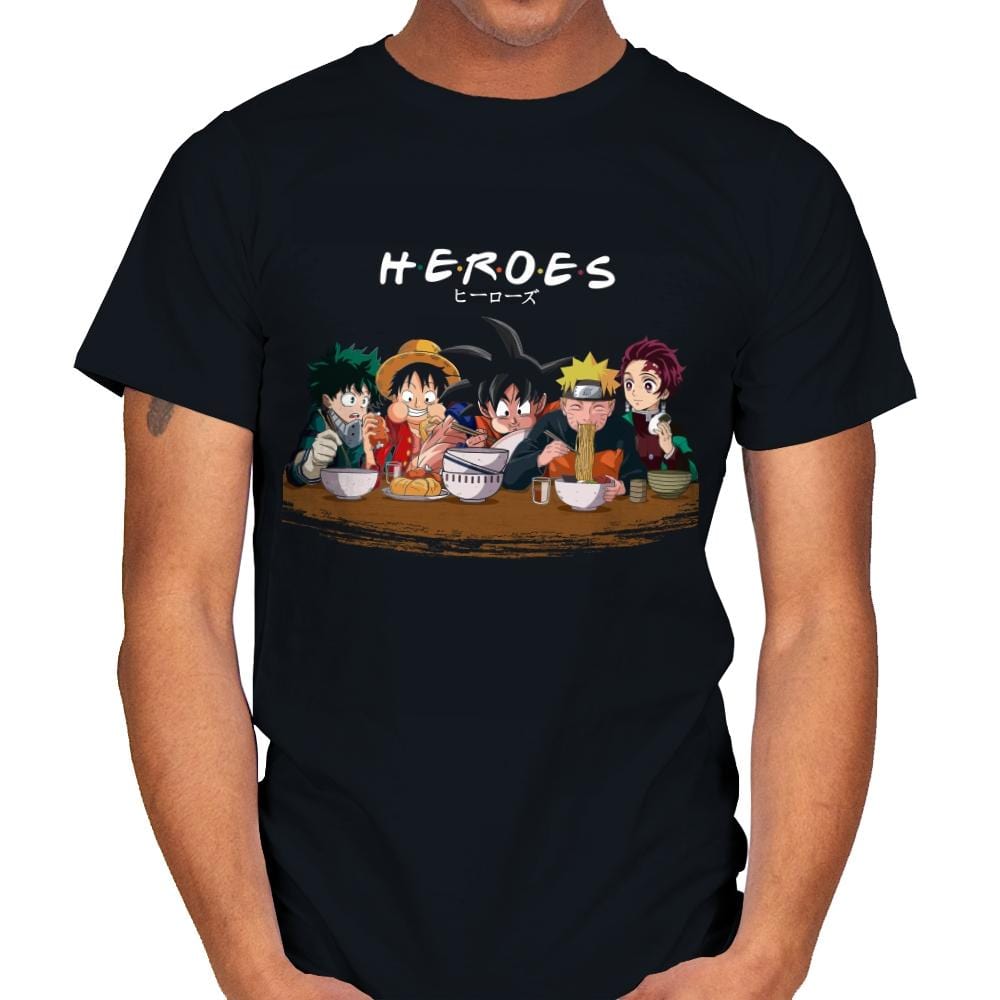 H·E·R·O·E·S - Mens T-Shirts RIPT Apparel Small / Black