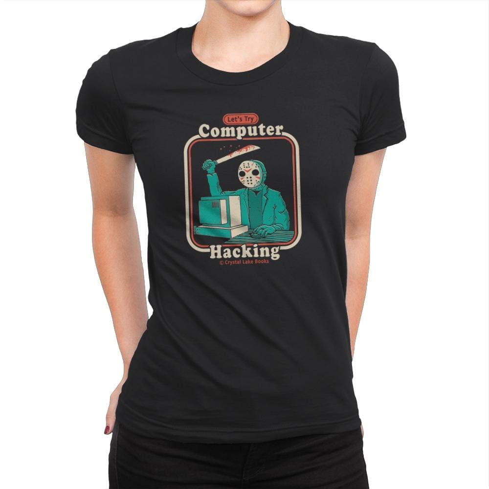 Hacking For Beginners - Womens Premium T-Shirts RIPT Apparel Small / Black