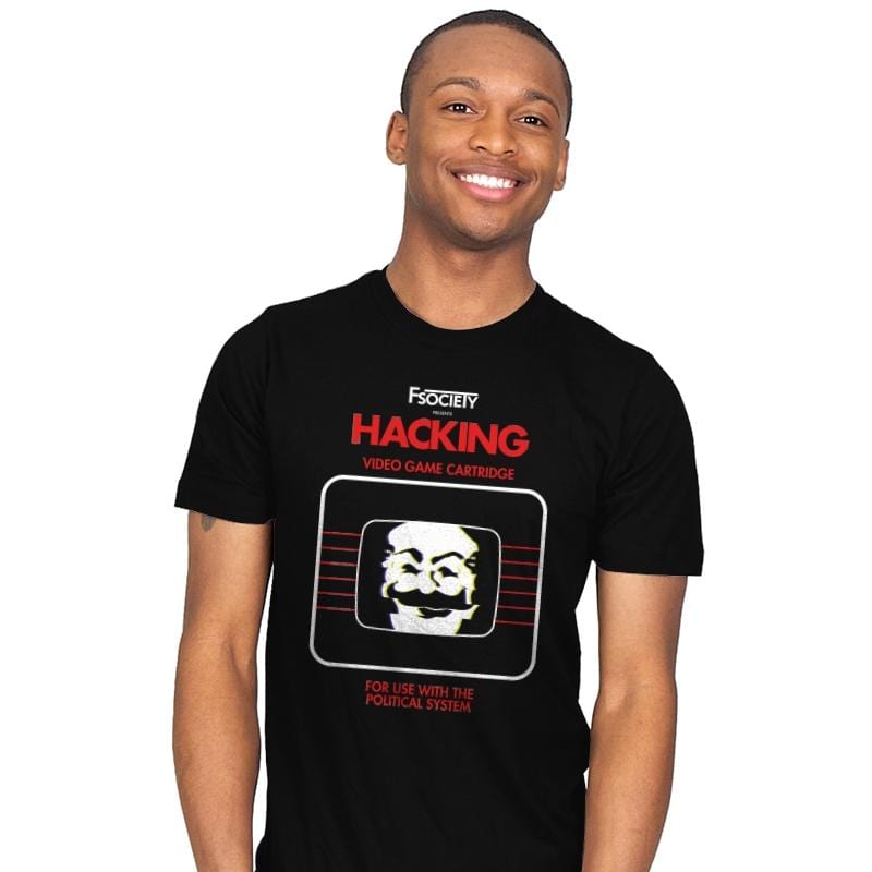 Hacking - Mens T-Shirts RIPT Apparel Small / Black