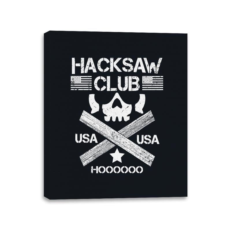 Hacksaw Club - Canvas Wraps Canvas Wraps RIPT Apparel 11x14 / Black