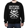 Hacksaw Club - Crew Neck Sweatshirt Crew Neck Sweatshirt RIPT Apparel Small / Black