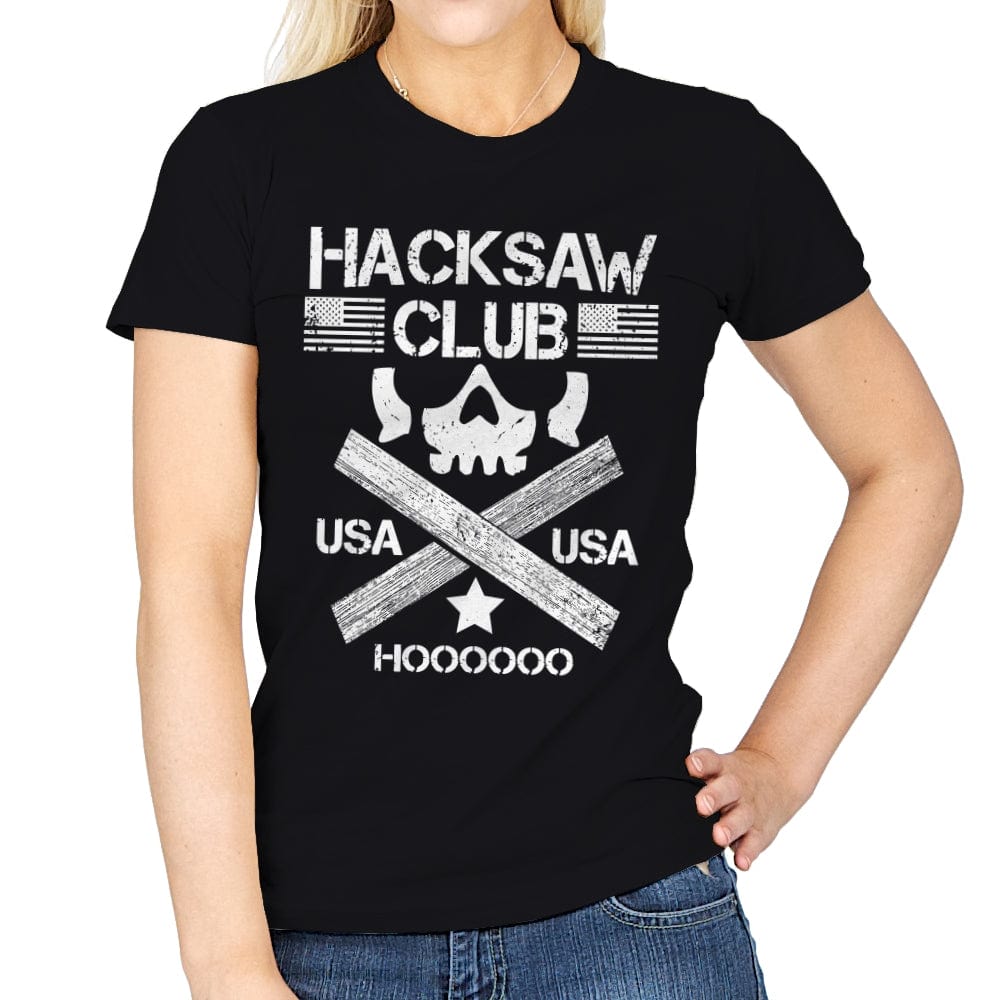 Hacksaw Club - Womens T-Shirts RIPT Apparel Small / Black