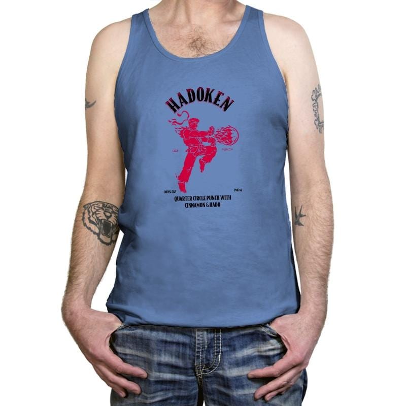 Hadoken Whiskey Exclusive - Tanktop Tanktop RIPT Apparel X-Small / Blue Triblend