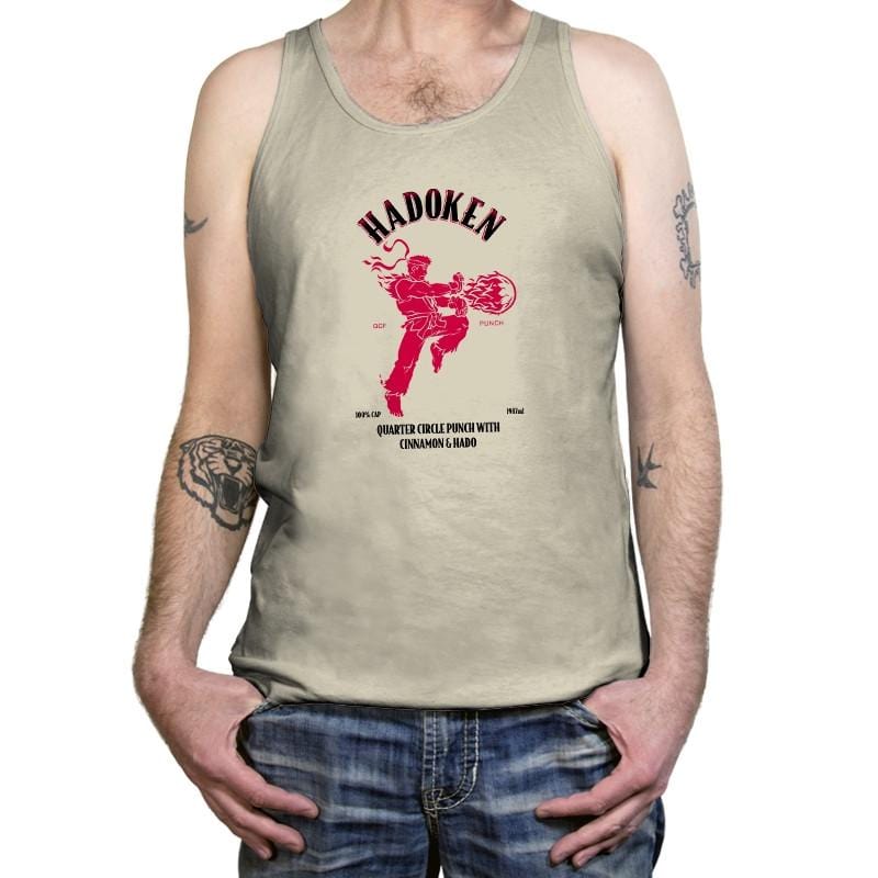 Hadoken Whiskey Exclusive - Tanktop Tanktop RIPT Apparel X-Small / Oatmeal Triblend