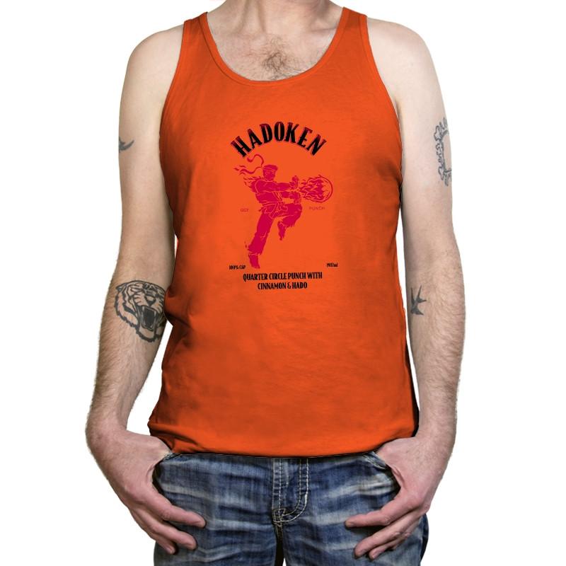 Hadoken Whiskey Exclusive - Tanktop Tanktop RIPT Apparel X-Small / Orange