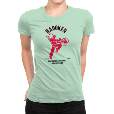 Hadoken Whiskey Exclusive - Womens Premium T-Shirts RIPT Apparel Small / Mint