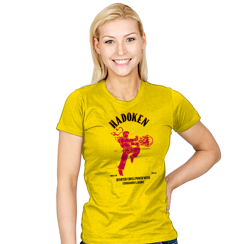 Hadoken Whiskey - Womens T-Shirts RIPT Apparel