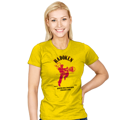 Hadoken Whiskey - Womens T-Shirts RIPT Apparel