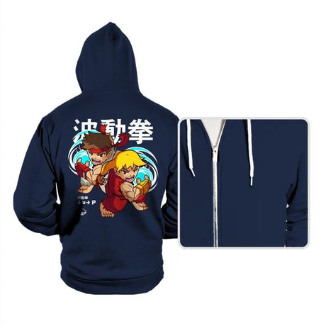 Hadoukawaii - Hoodies Hoodies RIPT Apparel Small / Navy