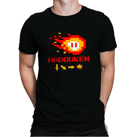 Hadouken - Mens Premium T-Shirts RIPT Apparel Small / Black