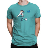 Hadouken Spinner Exclusive - Mens Premium T-Shirts RIPT Apparel Small / Tahiti Blue
