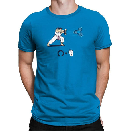 Hadouken Spinner Exclusive - Mens Premium T-Shirts RIPT Apparel Small / Turqouise