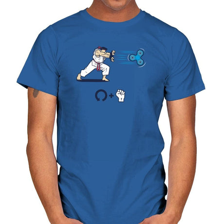 Hadouken Spinner Exclusive - Mens T-Shirts RIPT Apparel Small / Royal