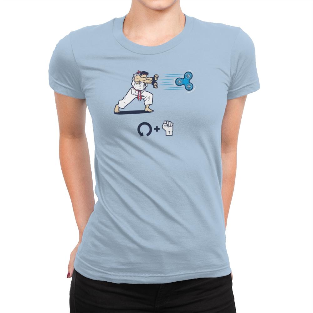 Hadouken Spinner Exclusive - Womens Premium T-Shirts RIPT Apparel Small / Cancun