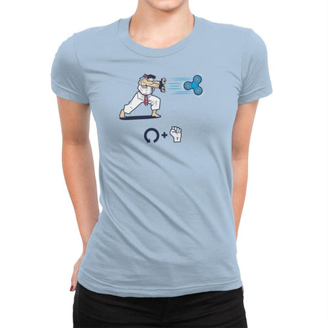 Hadouken Spinner Exclusive - Womens Premium T-Shirts RIPT Apparel Small / Cancun