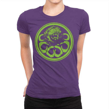 Hail Audrey II - Womens Premium T-Shirts RIPT Apparel Small / Purple Rush