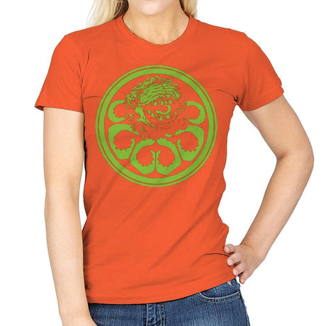 Hail Audrey II - Womens T-Shirts RIPT Apparel Small / Orange