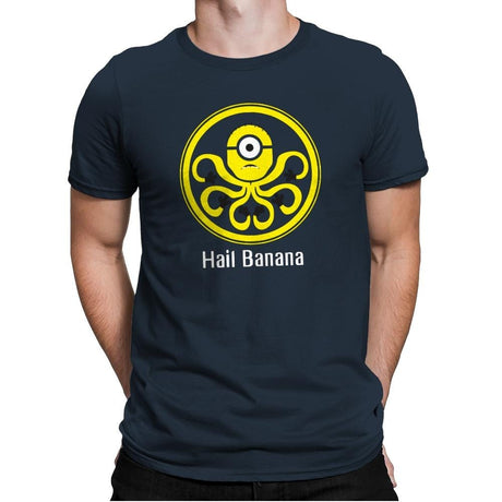 HAIL BANANA - Despicable Tees - Mens Premium T-Shirts RIPT Apparel Small / Indigo