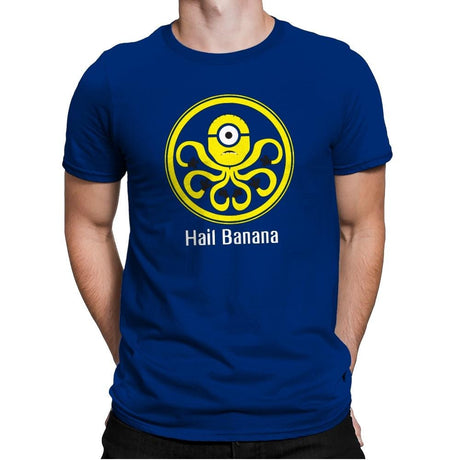 HAIL BANANA - Despicable Tees - Mens Premium T-Shirts RIPT Apparel Small / Royal