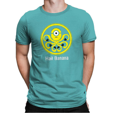 HAIL BANANA - Despicable Tees - Mens Premium T-Shirts RIPT Apparel Small / Tahiti Blue