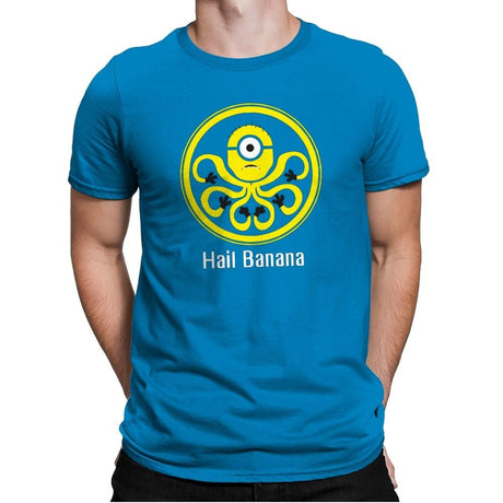 HAIL BANANA - Despicable Tees - Mens Premium T-Shirts RIPT Apparel Small / Turqouise