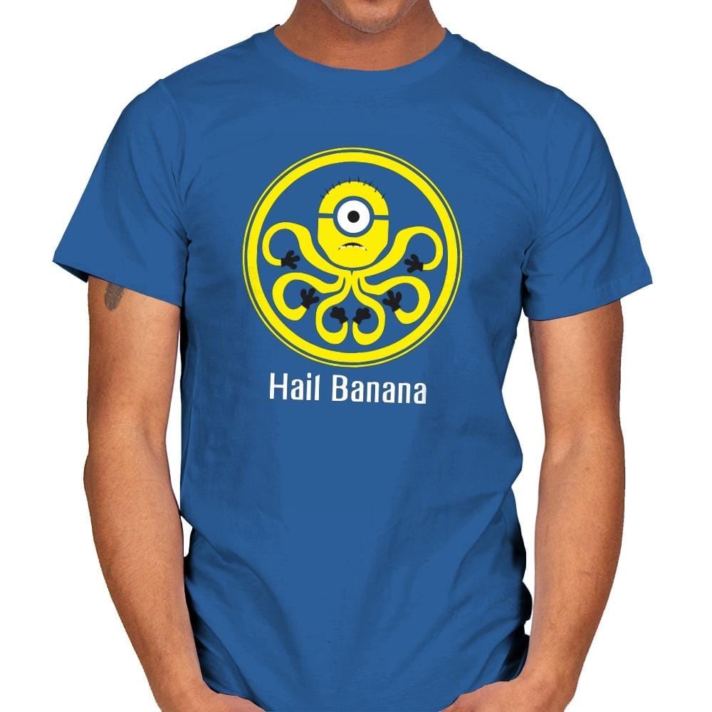 HAIL BANANA - Despicable Tees - Mens T-Shirts RIPT Apparel Small / Royal