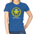 HAIL BANANA - Despicable Tees - Womens T-Shirts RIPT Apparel Small / Royal