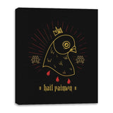 Hail Paimon - Canvas Wraps Canvas Wraps RIPT Apparel 16x20 / Black