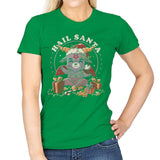 Hail Santa - Womens T-Shirts RIPT Apparel Small / Irish Green