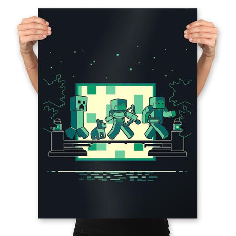 Hakuna Minecrafta - Prints Posters RIPT Apparel 18x24 / Black
