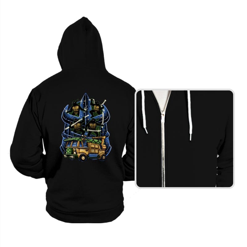 Half Shell Heroes - Hoodies Hoodies RIPT Apparel Small / Black