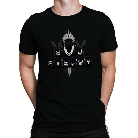 Hall of Masks - Mens Premium T-Shirts RIPT Apparel Small / Black