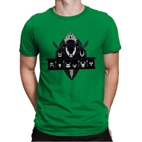 Hall of Masks - Mens Premium T-Shirts RIPT Apparel Small / Kelly