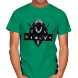 Hall of Masks - Mens T-Shirts RIPT Apparel Small / Kelly