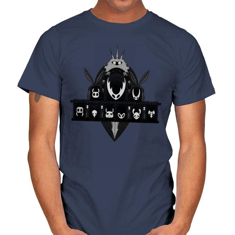 Hall of Masks - Mens T-Shirts RIPT Apparel Small / Navy