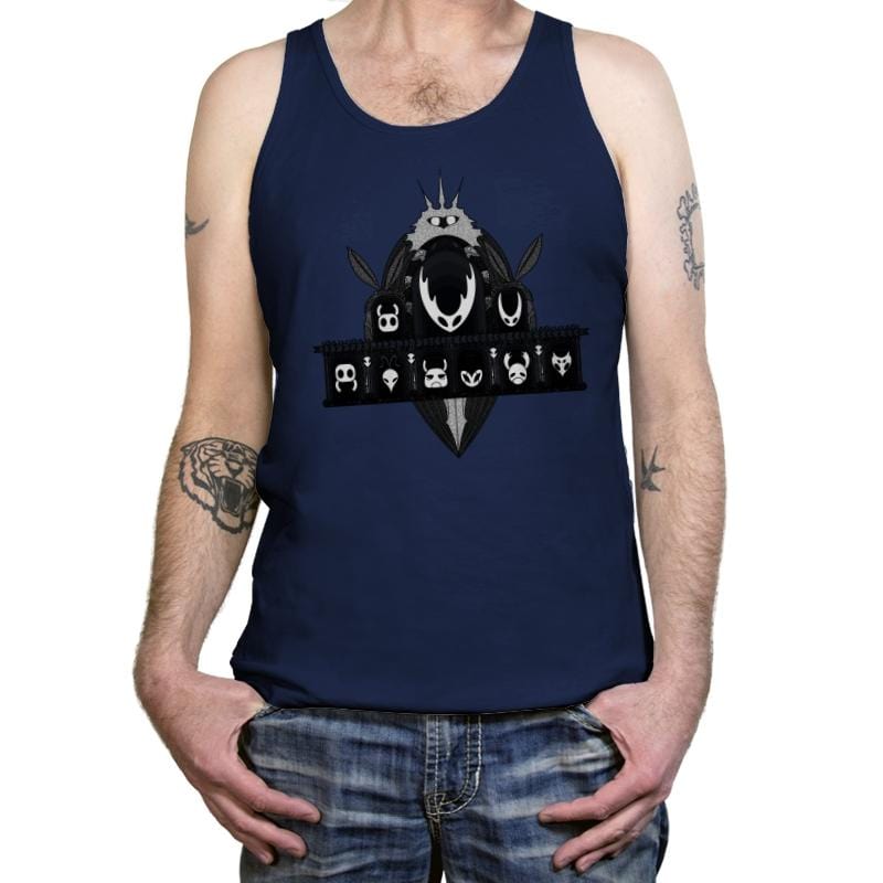 Hall of Masks - Tanktop Tanktop RIPT Apparel X-Small / Navy