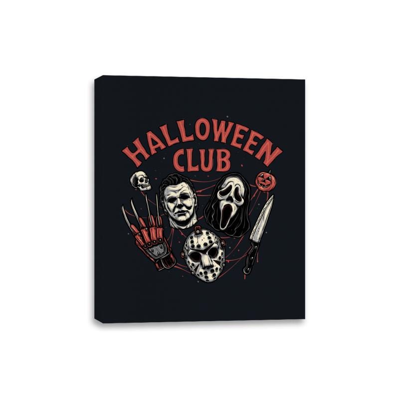 Halloween Club - Canvas Wraps Canvas Wraps RIPT Apparel 8x10 / Black