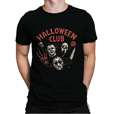 Halloween Club - Mens Premium T-Shirts RIPT Apparel Small / Black