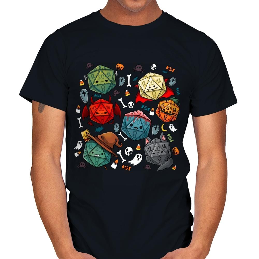 Halloween Dice - Mens T-Shirts RIPT Apparel Small / Black