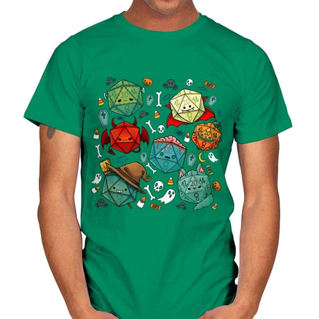 Halloween Dice - Mens T-Shirts RIPT Apparel Small / Kelly