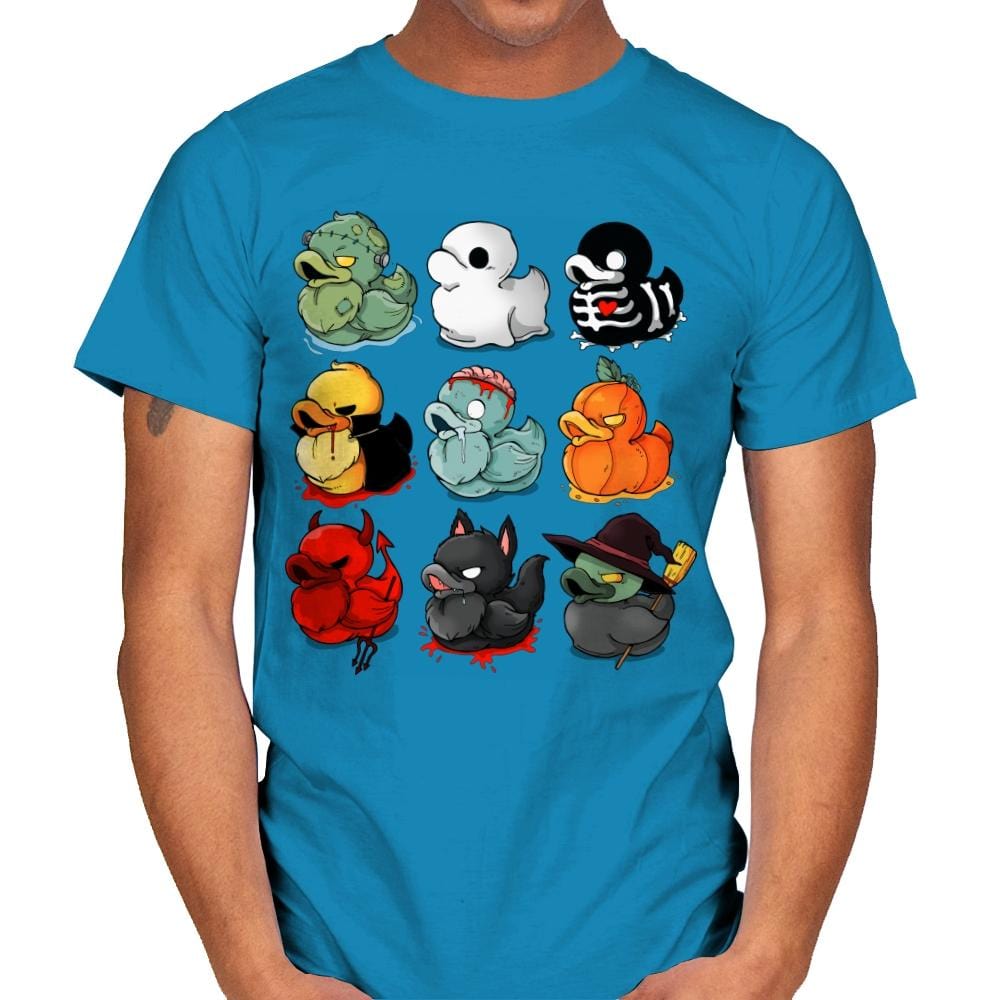 Halloween Ducks - Mens T-Shirts RIPT Apparel Small / Sapphire